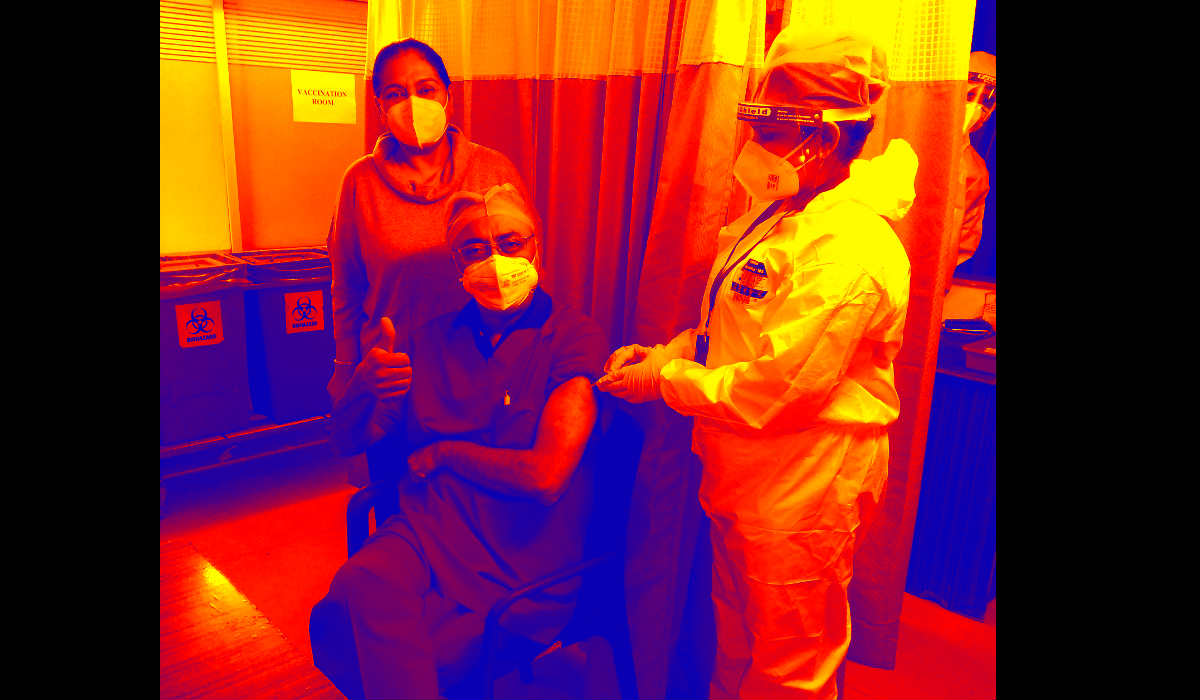 Rainbow Hospital में कोरोना वैक्सीनेशन का ड्राई रन, देखें तस्वीरें