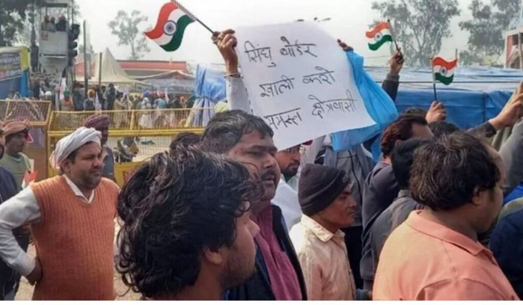 kisan andolan singhu border