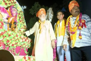 देवी अहिल्याबाई की भव्य शोभायात्रा, महेश बघेल ने शुभारंभ तो एसपी सिंह बघेल, राजकुमार चाहर ने किया स्वागत