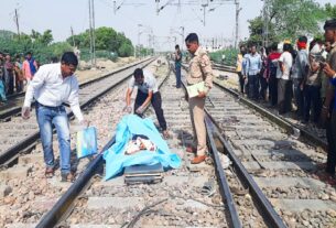 रेलवे लाइन पर बाइक पार करना युवक को पड़ा भारी, इंजन से कटकर मौत