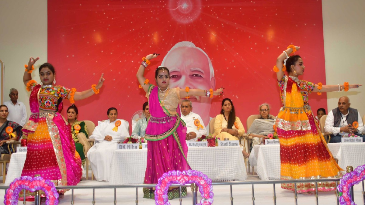 dance at brahma kumaries ashram