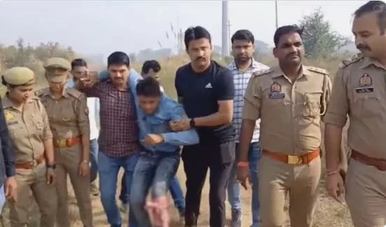 महिला के साथ रेप की कोशिश करने वाला डिलीवरी बॉय गिरफ्तार, पुलिस मुठभेड़ में आरोपी के पैर में लगी गोली