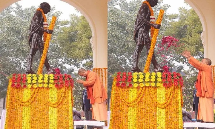 राष्ट्रपति महात्मा गांधी की पुणयतिथि: सीएम योगी ने दी श्रद्धांजलि, कहा-मानवता के अप्रतिम प्रतीक