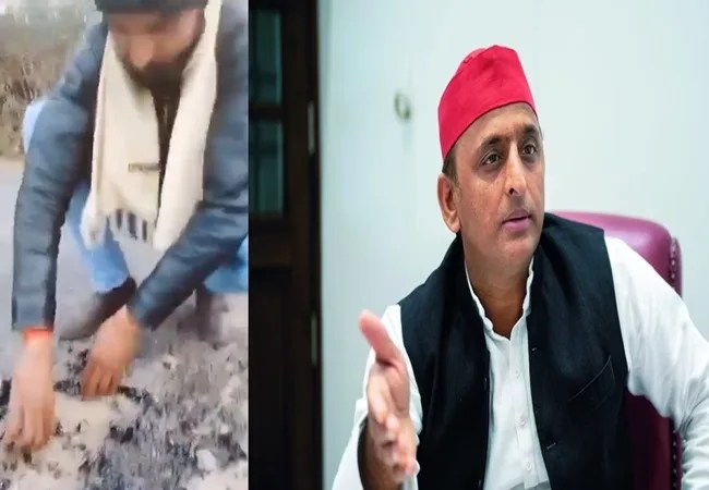 Viral Video: उन्नाव की नयी-नयी बनी सड़क का अजब हाल, बनने के दूसरे दिन ही हाथों से उखड़ने लगी, अखिलेश यादव ने वीडियो शेयर कर भाजपा पर कसा ये तंज