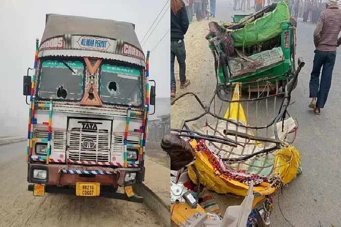 Shahjahanpur Road Accident : ऑटो से गंगा स्नान करने जा रहे 12 श्रद्धालुओं की ऑटो-ट्रक टक्कर से मौत, मचा कोहराम