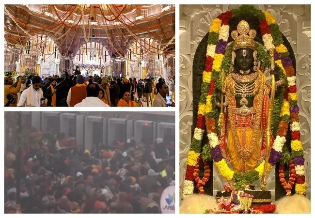 Ayodhya Ramlala Darshan : सुबह 3 बजे से अयोध्या राम मंदिर के बाहर उमड़ी भारी भीड़, जानिए रामलला के दर्शन का समय