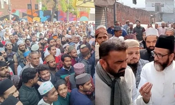 Bareilly News: तौकीर रजा के समर्थन में बड़ी संख्या में सड़को ंपर उरते लोग, पुलिस अलर्ट