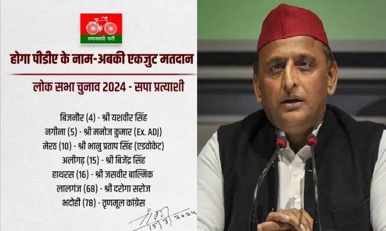 Lok Sabha Elections 2024: सपा ने छह प्रत्याशियों के नामों का किया एलान, भदोही की सीट तृणमूल कांग्रेस को दी