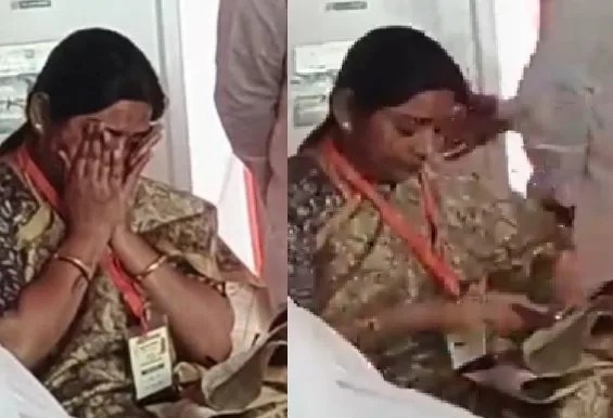 बदायूं में मंच पर फफक-फफक कर रोने लगीं सांसद संघमित्रा मौर्य, भाजपा ने नहीं दिया है टिकट