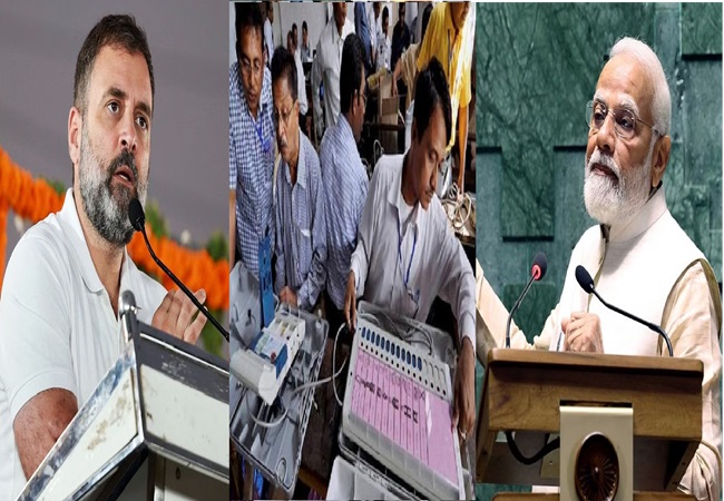 Loksabha Chunav Vote Counting: रुझानों में पक्ष-विपक्ष में कड़ी टक्कर, यूपी में बड़ा उलटफेर