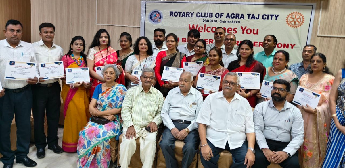 Rotary club of agra taj city agra